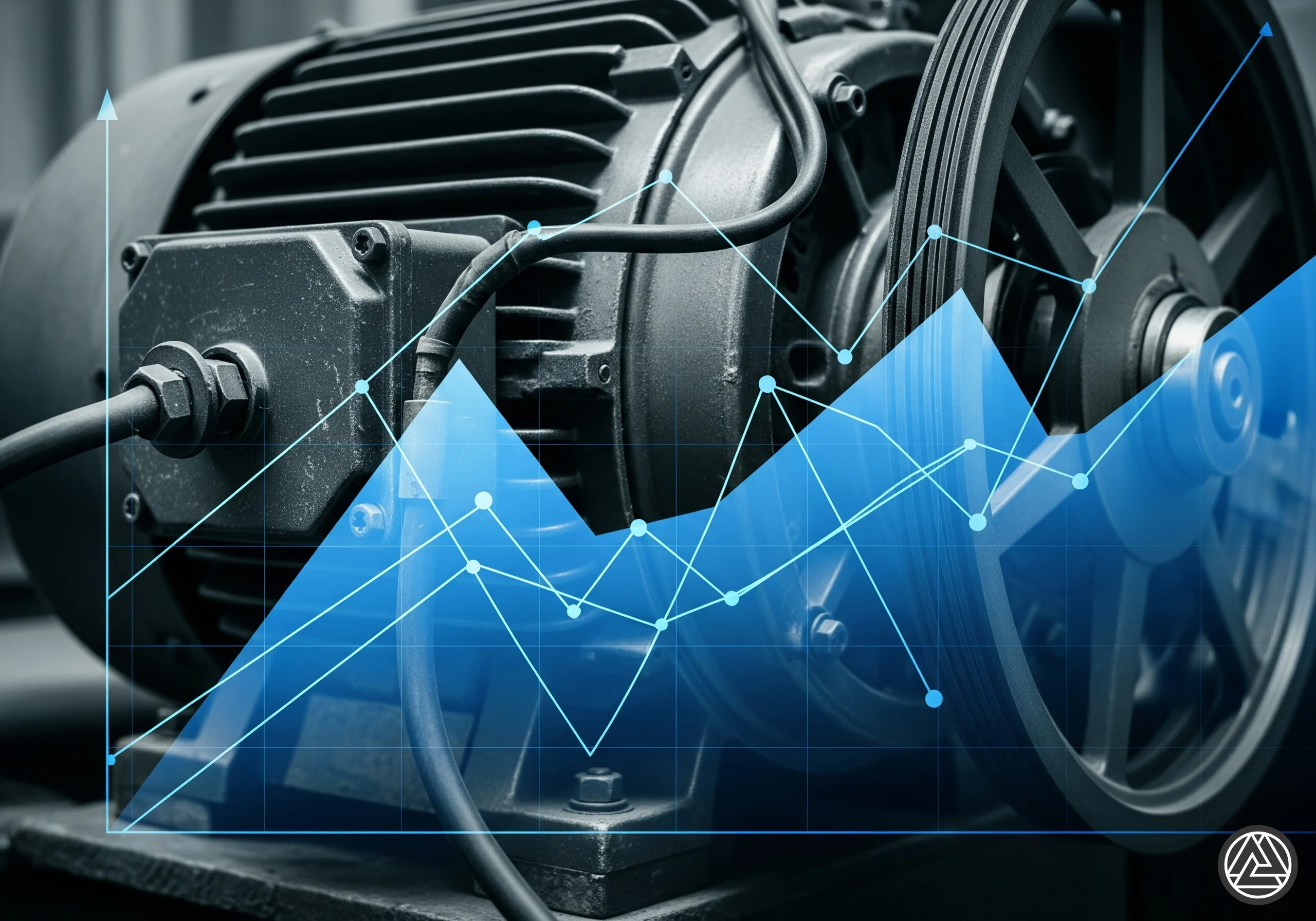 Gráfico de performance mostrando aumento de produtividade.